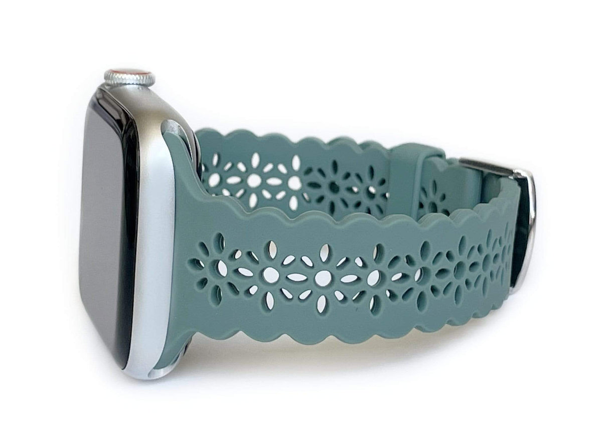 Lace Silicone Watch Band for Apple Watch