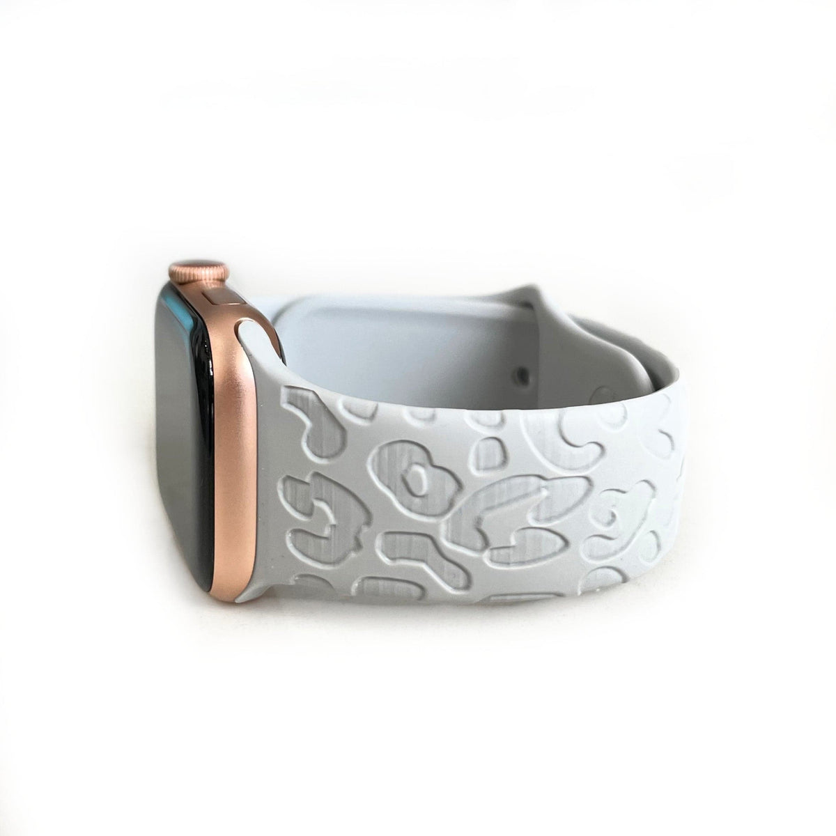 Engraved Leopard Watch Band for Apple Watch