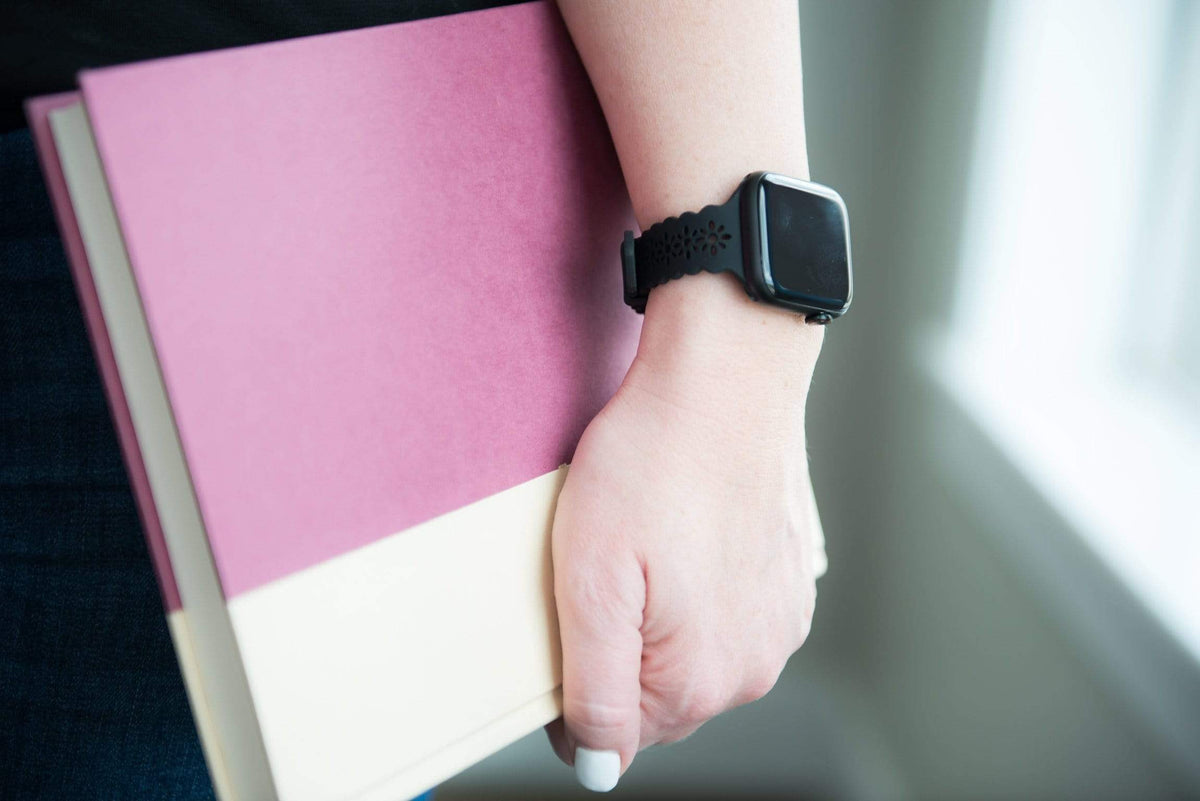 Lace Silicone Watch Band for Apple Watch