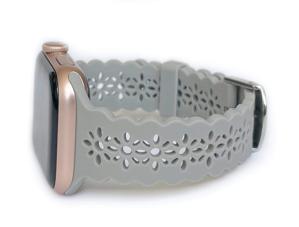 Lace Silicone Watch Band for Apple Watch
