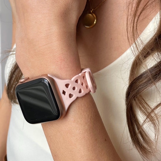 Lattice Silicone Apple Watch Band