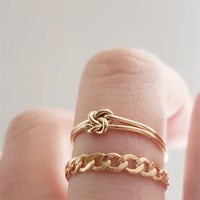 Love Knot Ring (Gold Filled)