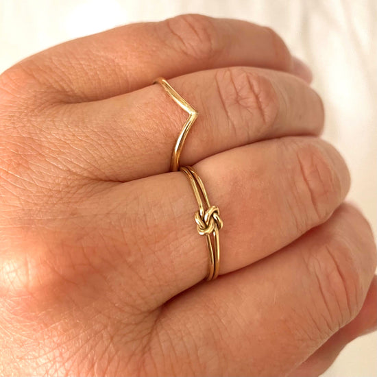 Love Knot Ring (Gold Filled)