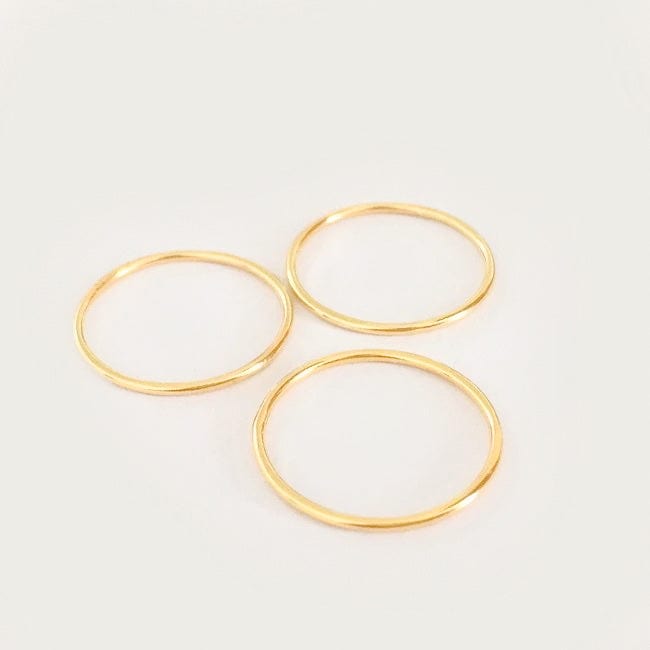 String Stacking Ring (Gold Filled)