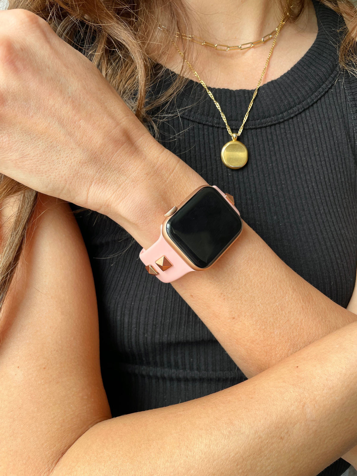 Studded Silicone Watch Band for Apple Watch