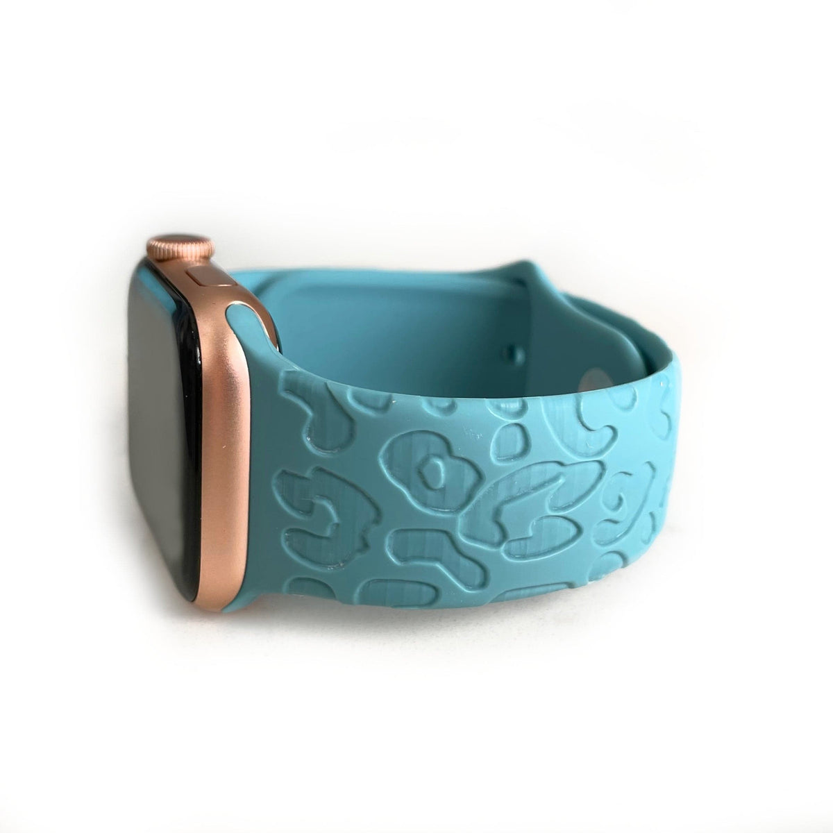 Engraved Leopard Watch Band for Apple Watch