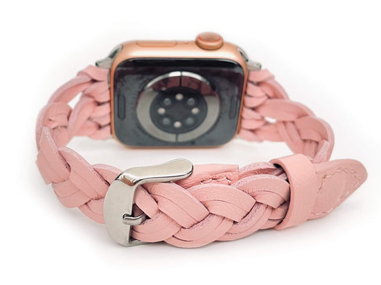 The Braided Leather Apple Watch Band