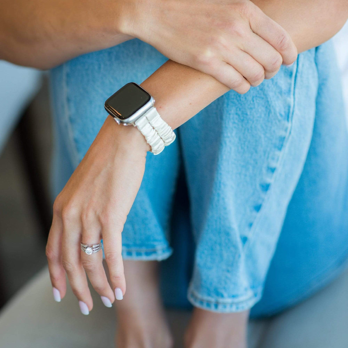 The Cozy Scrunchie Watch Band for Fitbit Watch