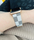 The Louie Damier Black and White for Fitbit
