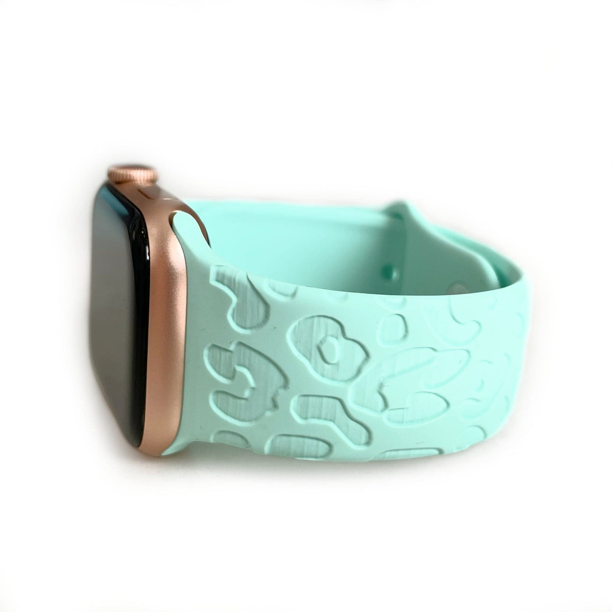 Engraved Leopard Watch Band for Apple Watch